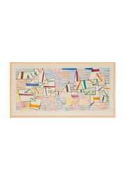 Wallity Artsmdfyty3-3370 Pintura Decorativa Enmarcada Multicolor 33 x 70 cm